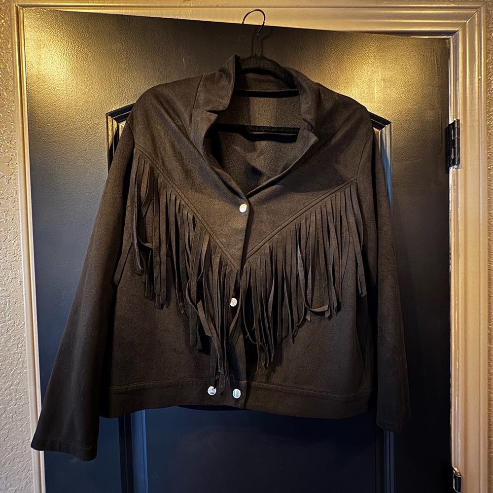 Fringed Black Jacket